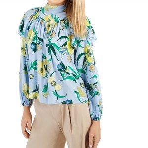NWT Floral INC Blouse Size XL